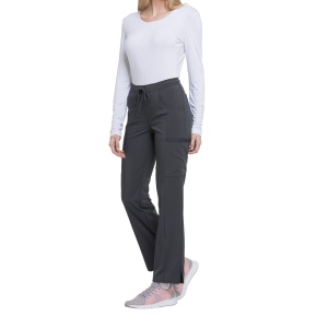 Pantalon à taille mi-haute avec cordon de serrage pour femme 17
