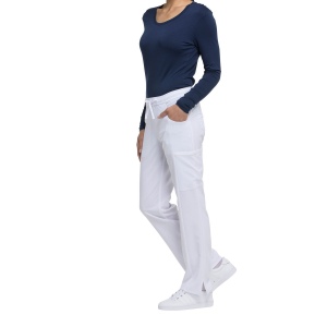 Pantalon à taille mi-haute avec cordon de serrage pour femme 18