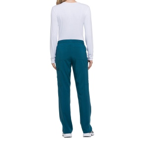 Pantalon à taille mi-haute avec cordon de serrage pour femme 9