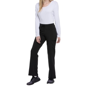 Pantalon à taille mi-haute avec cordon de serrage pour femme 14