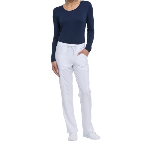 Pantalon à taille mi-haute avec cordon de serrage pour femme 6