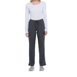 Pantalon à taille mi-haute avec cordon de serrage pour femme 5