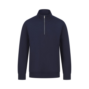 Sweat-shirt col zippé unisexe 4
