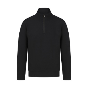 Sweat-shirt col zippé unisexe 2