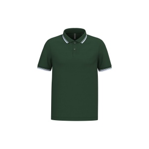 Polo homme manches courtes à liserés contrastés 11
