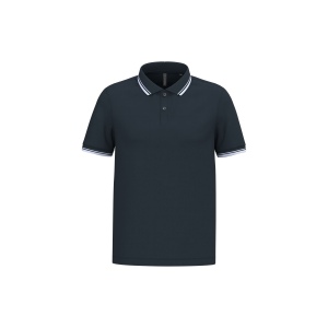 Polo homme manches courtes à liserés contrastés 6