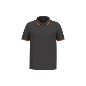 Polo homme manches courtes à liserés contrastés 5