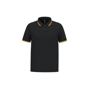 Polo homme manches courtes à liserés contrastés 4