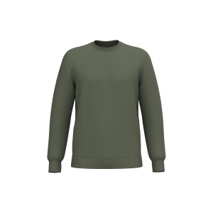 Sweat-shirt recyclé col rond unisexe 15