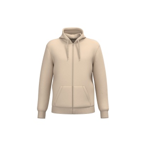 Sweat-shirt recyclé zippé à capuche unisexe 8