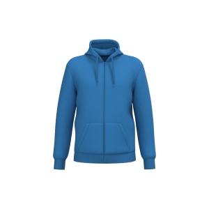 Sweat-shirt recyclé zippé à capuche unisexe 4