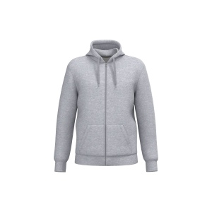 Sweat-shirt recyclé zippé à capuche unisexe 9
