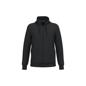 Sweat-shirt recyclé zippé à capuche unisexe 2