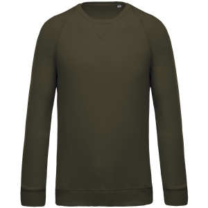 Sweat-shirt Bio col rond manches raglan homme 3