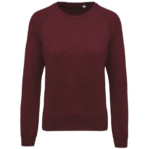Sweat-shirt Bio col rond manches raglan femme 14
