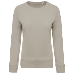 Sweat-shirt Bio col rond manches raglan femme 10