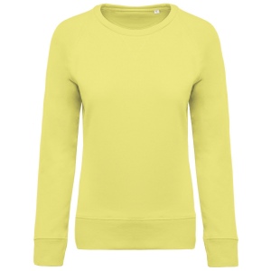 Sweat-shirt Bio col rond manches raglan femme 7