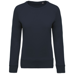 Sweat-shirt Bio col rond manches raglan femme 4