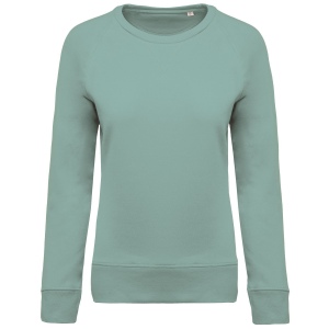 Sweat-shirt Bio col rond manches raglan femme 8