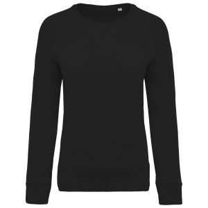 Sweat-shirt Bio col rond manches raglan femme 2