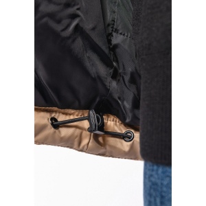 Parka matelassée à capuche bi-ton unisexe 27