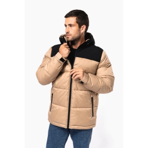 Parka matelassée à capuche bi-ton unisexe 11