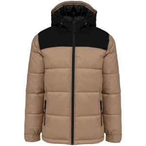 Parka matelassée à capuche bi-ton unisexe 4