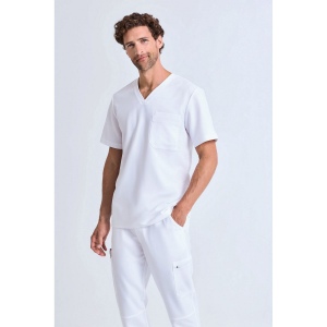 Tunique stretch manches courtes homme