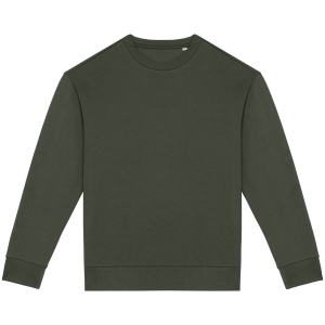 Sweat-shirt écoresponsable à col rond à épaules tombantes molleton gratté unisexe 5