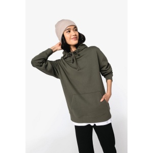 Sweat-shirt écoresponsable à capuche à épaules tombantes molleton gratté unisexe 16