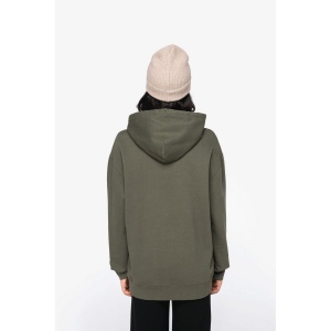 Sweat-shirt écoresponsable à capuche à épaules tombantes molleton gratté unisexe 18