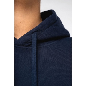 Sweat-shirt écoresponsable à capuche à épaules tombantes molleton gratté unisexe 11