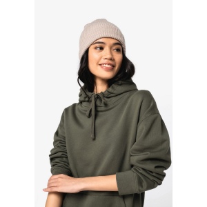 Sweat-shirt écoresponsable à capuche à épaules tombantes molleton gratté unisexe 14