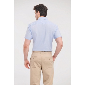 Chemise oxford cintrée manches courtes homme 4