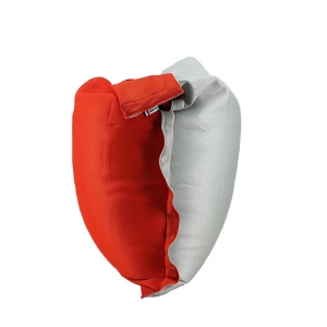 Pouf déhoussable bicolore - Grand modèle 4