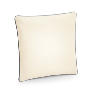 Housse de coussin à bord passepoilé 4
