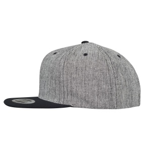 MELANGE SOLID SNAPBACK 5