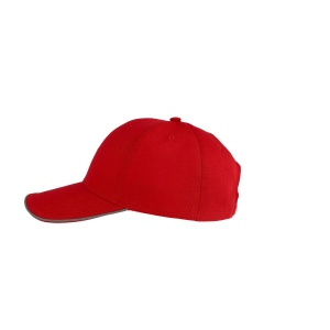 Casquette 6 pans liseré réfléchissant 15