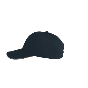 Casquette 6 pans liseré réfléchissant 16