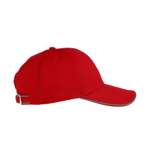 Casquette 6 pans liseré réfléchissant 11
