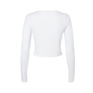 Tee-shirt court manches longues femme 9