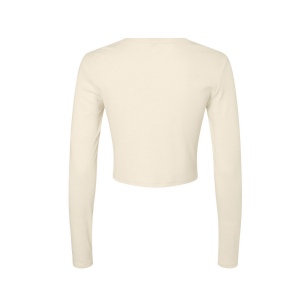 Tee-shirt court manches longues femme 11