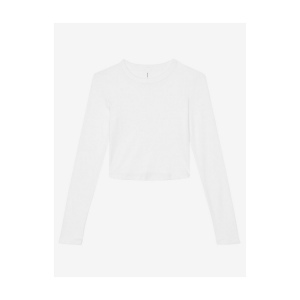 Tee-shirt court manches longues femme 4