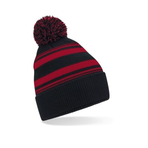 Bonnet de supporter rayé 2