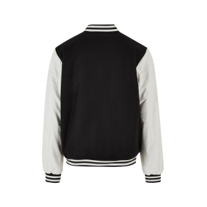Veste baseball en simili cuir 3
