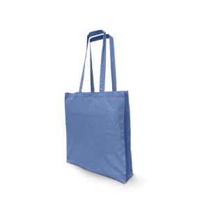Sac shopping en coton recyclé avec soufflet 9