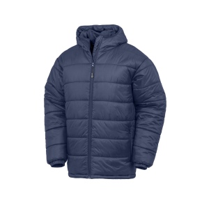 Doudoune à capuche en nylon &amp; polyester recyclé 2