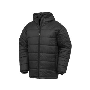 Doudoune à capuche en nylon &amp; polyester recyclé 3