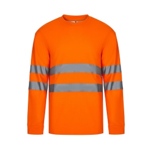 TEE-SHIRT ML EN COTON/POLYESTER HAUTE VISIBILITÉ