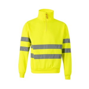 SWEAT COL ZIPPÉ HAUTE VISIBILITE 3